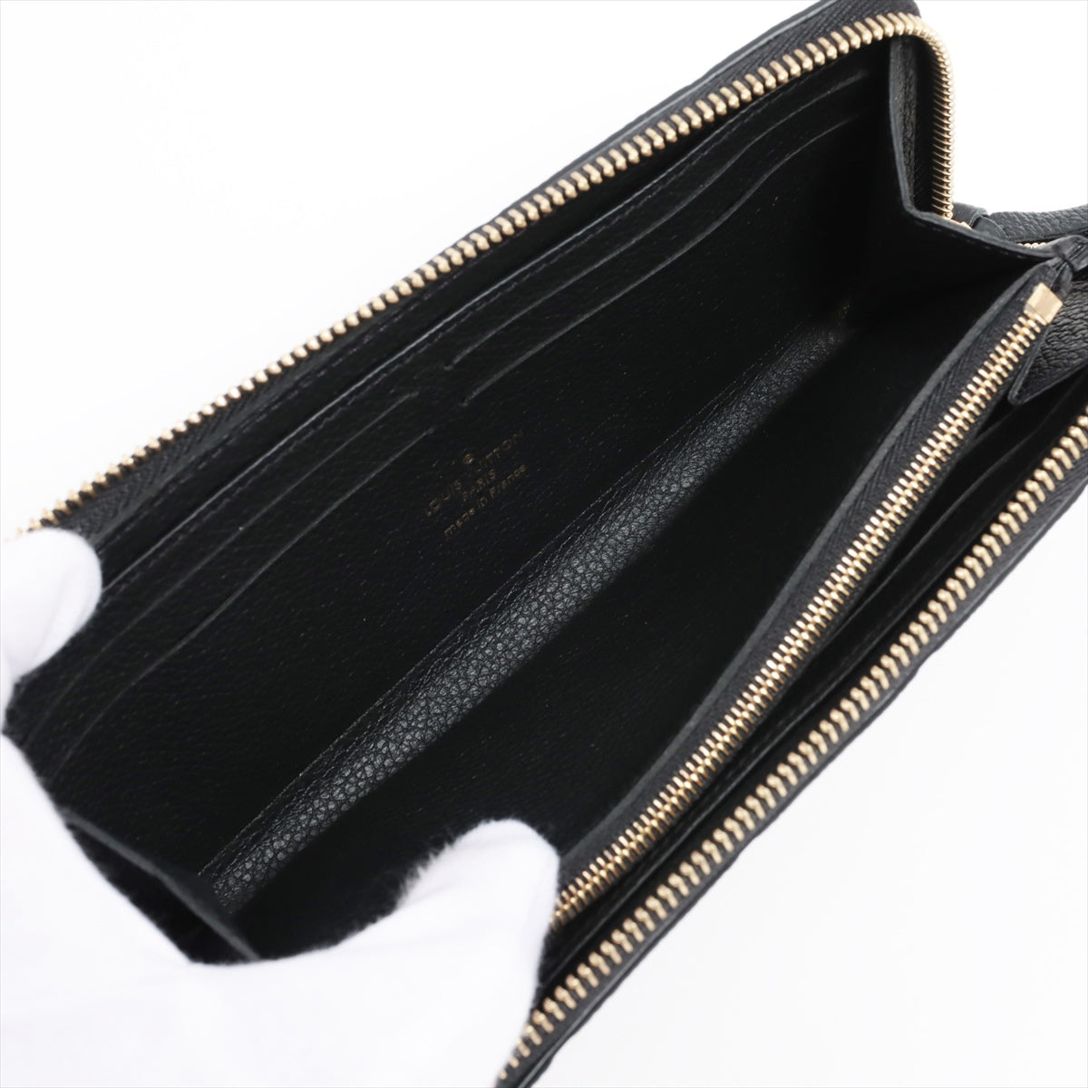 Louis Vuitton Amplant Portfolio Clemens M60171 Noir Round  Wallet