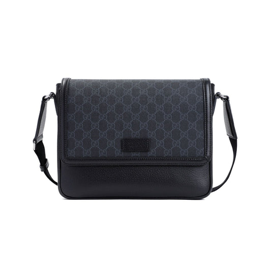 Luxury Gucci Trending 2025 Men's Medium Gg Crossbody Bag in Black | 795459FADJK