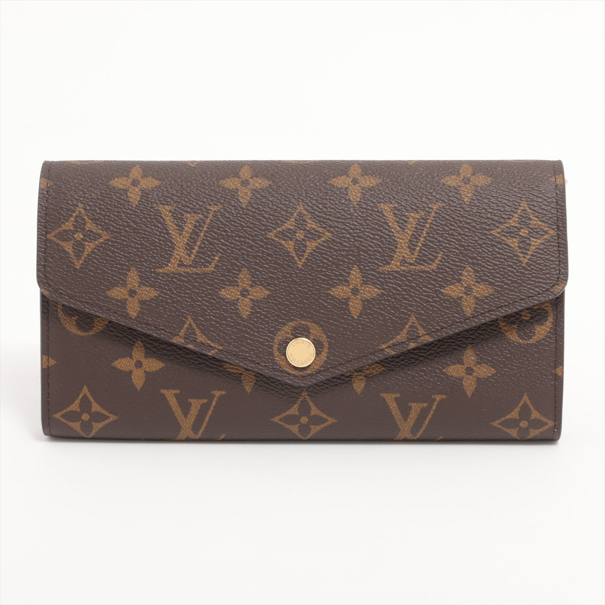 Louis Vuitton Monogram Portefoliosara M60531 Brown Long   Wallet