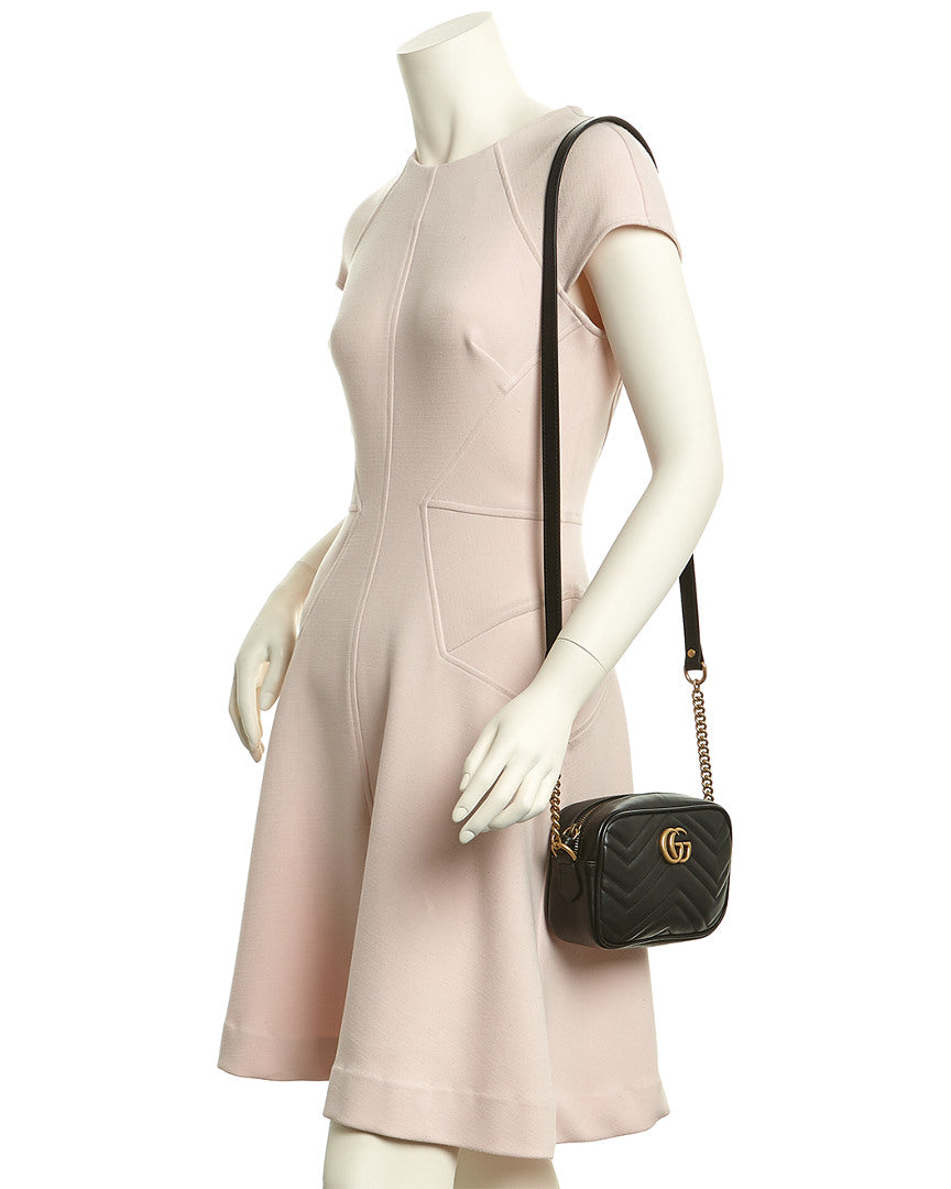 Gucci GG Marmont Matelasse Leather Crossbody