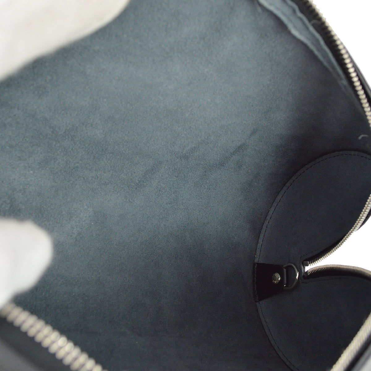 Louis Vuitton 2006 Black Epi Soufflot Handbag M52862