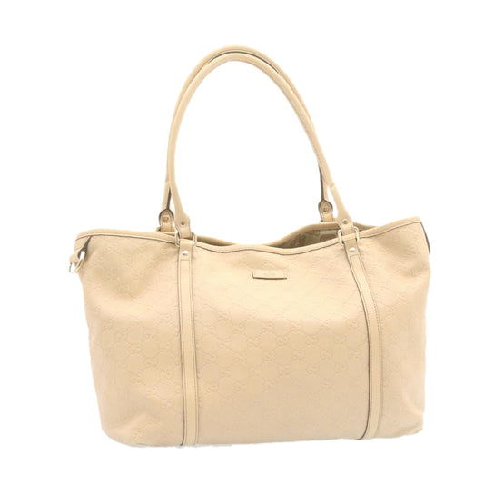 Luxury Gucci Trending 2025  Shima Tote Bag Leather Beige
