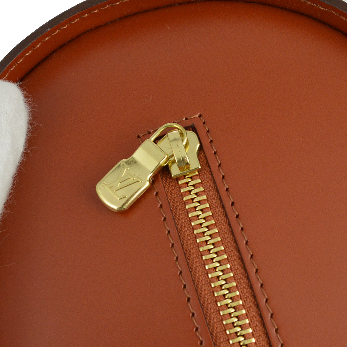 Louis Vuitton 1997 Brown Epi Soufflot Handbag M52867