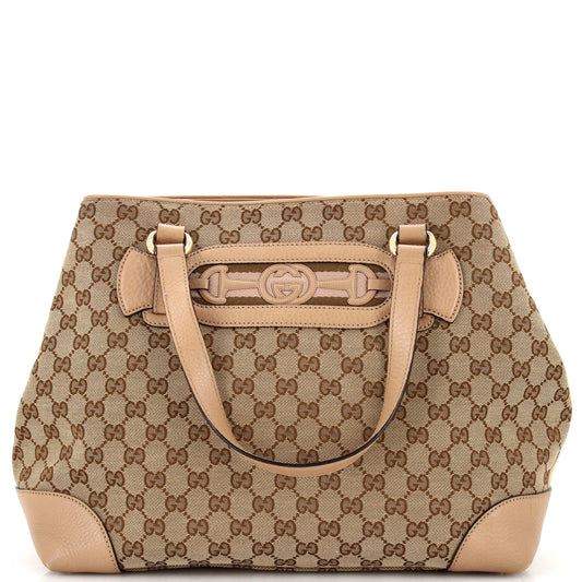 Luxury Gucci Trending 2025 Dressage Tote GG Canvas Medium