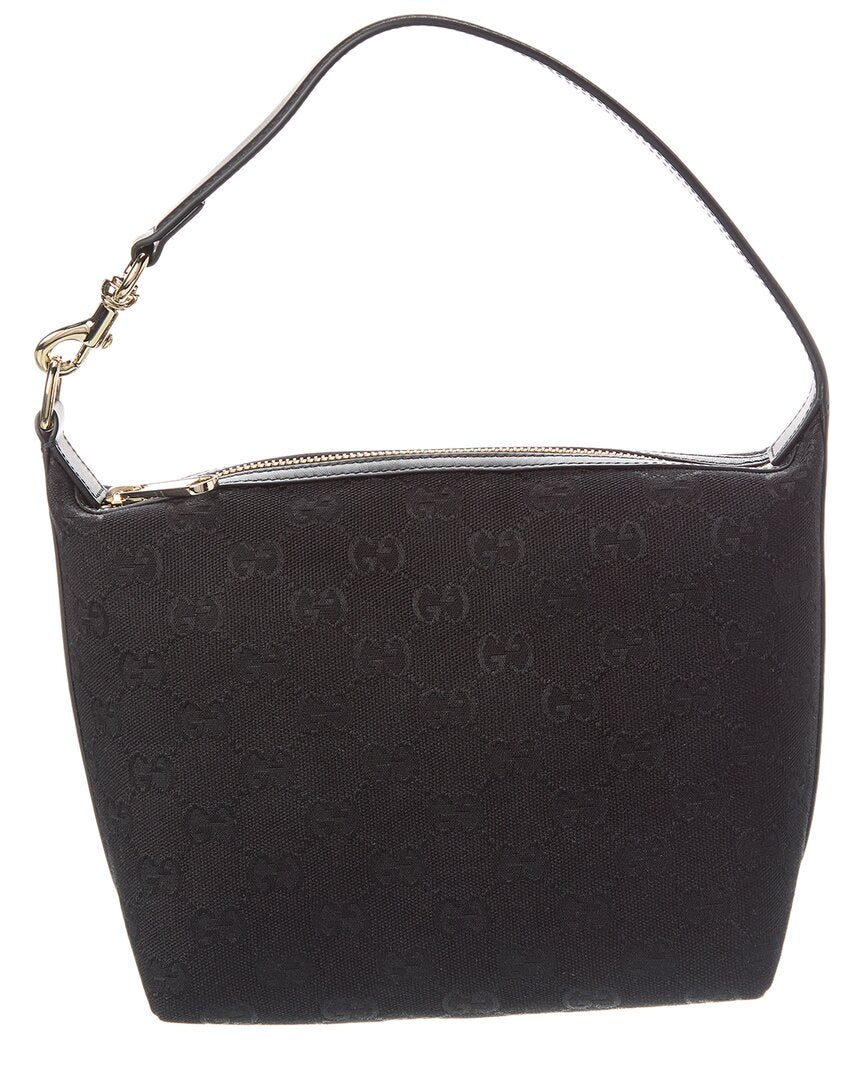 Gucci GG Canvas & Leather Shoulder Bag