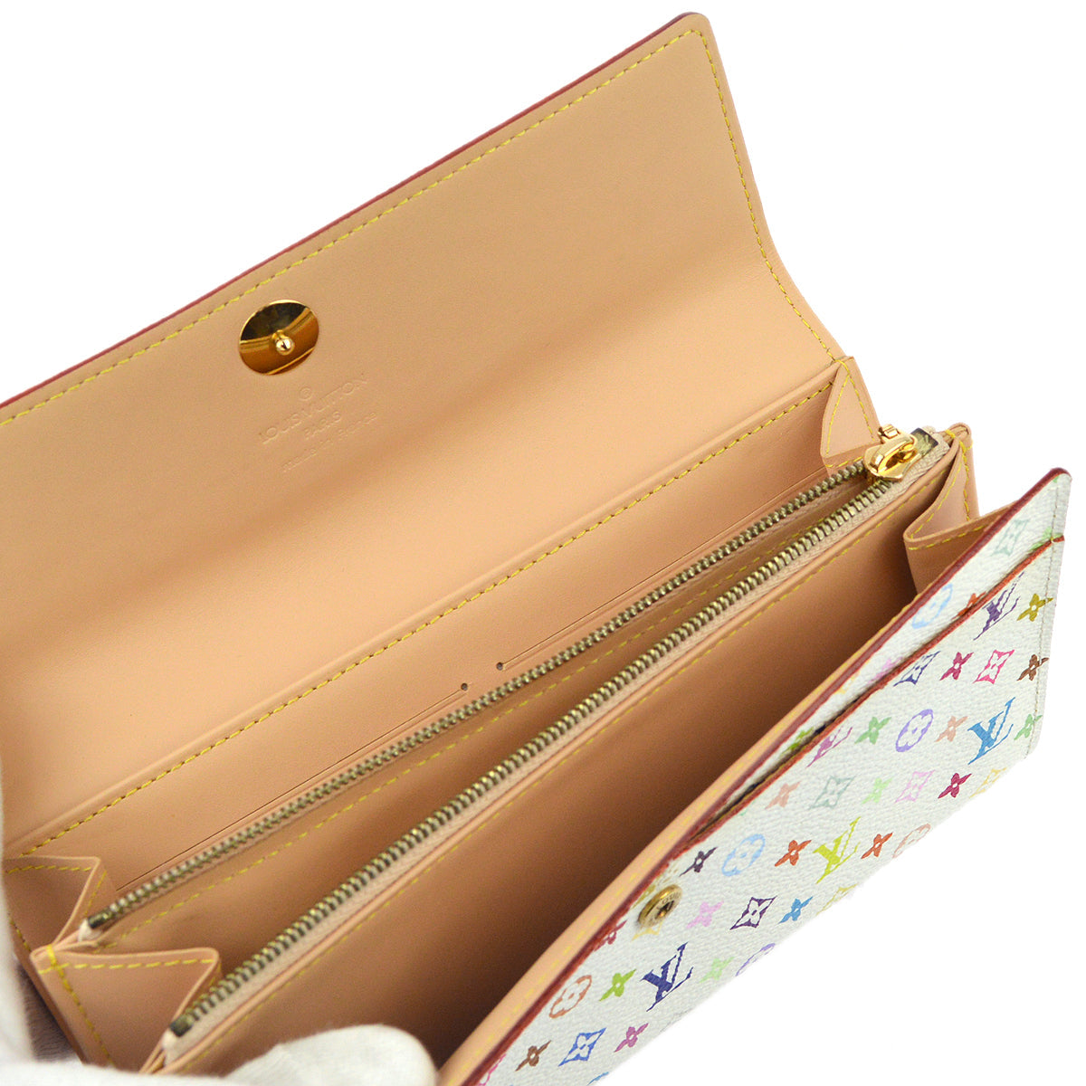 Louis Vuitton Multicolor Porte Monnaie Credit Wallet M60004