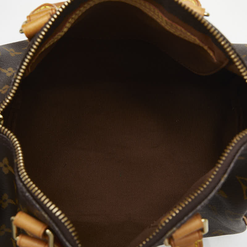 Louis Vuitton Monogram Speedy 25 Mini Boston Bag M41528 Brown PVC Leather  Louis Vuitton