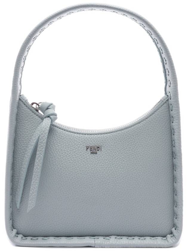 Luxury Fendi Mini Fendessence Hobo Shoulder Bag Light Blue