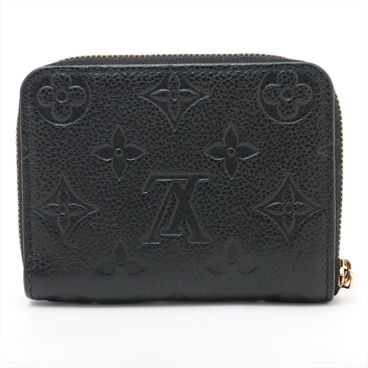 Louis Vuitton Monogram Amplant Zippyr Coin Pass M60574 Black Coin Case