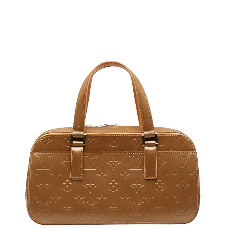 Louis Vuitton Monogram Matt Shelton Handbag M55177 Ambre Gold Leather  Louis Vuitton