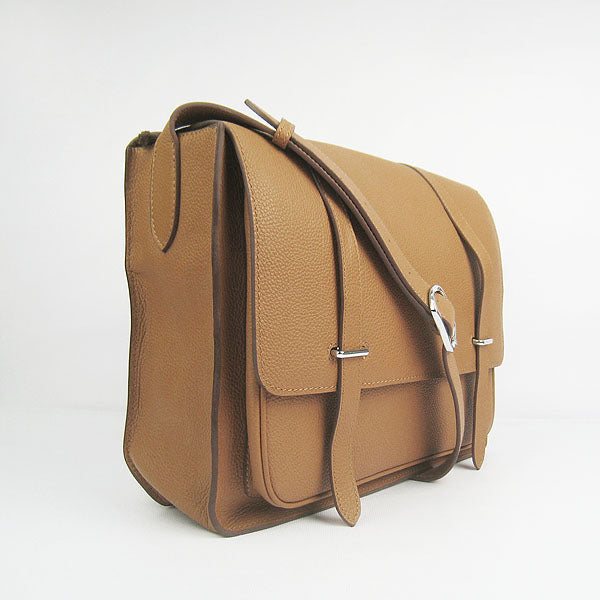 Luxury Hermes Steve H2812 Lambskin Coffee