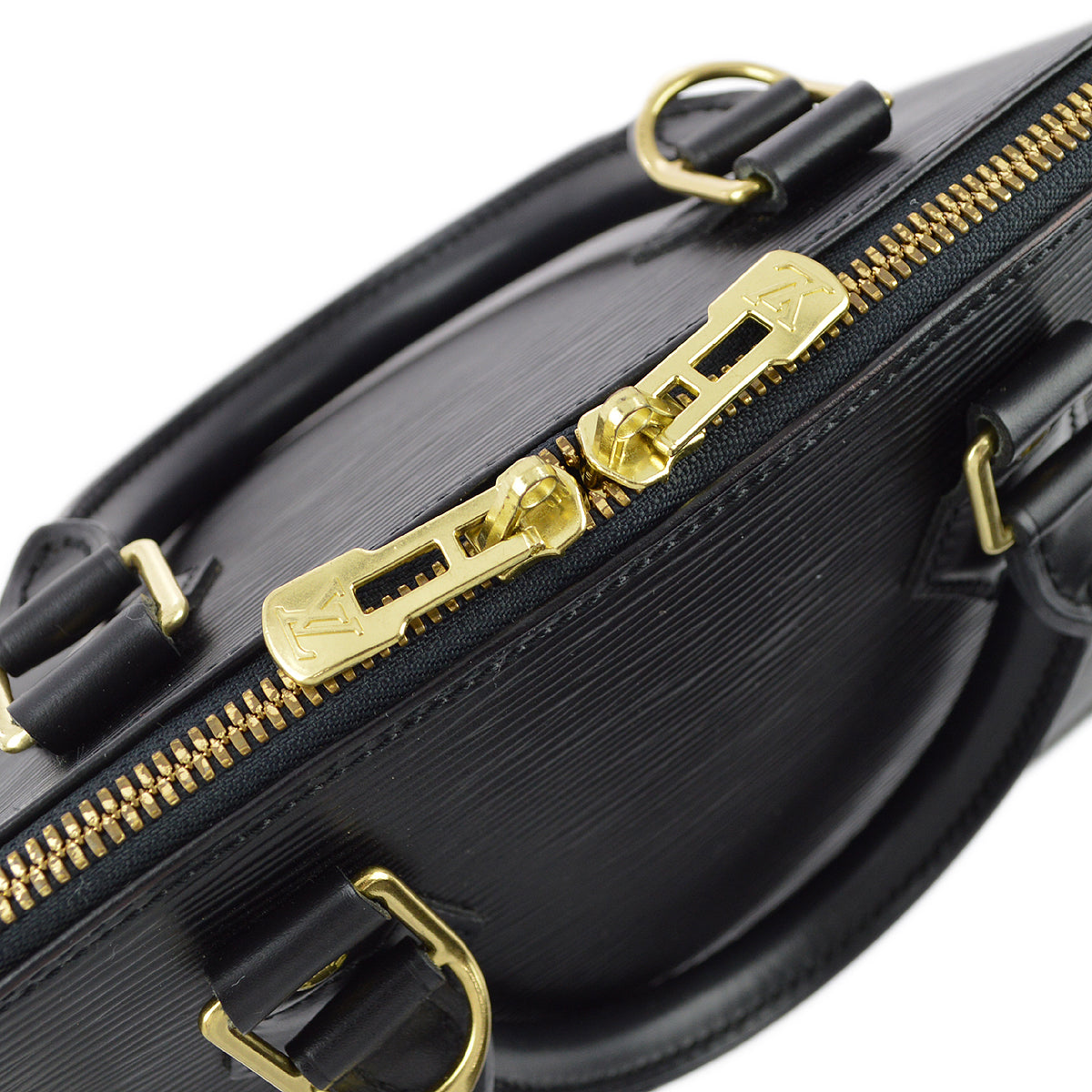 Louis Vuitton 1999 Black Epi Alma M52142