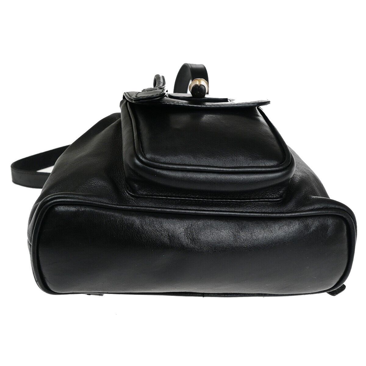 Luxury Gucci Trending 2025 Bamboo  Leather Backpack Bag ()