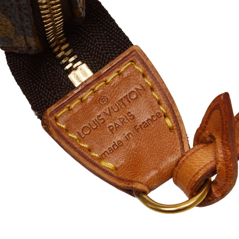 Louis Vuitton Monogram Pochette Accessories Handbag Accessories Pochette M40712 Brown PVC Leather  Louis Vuitton