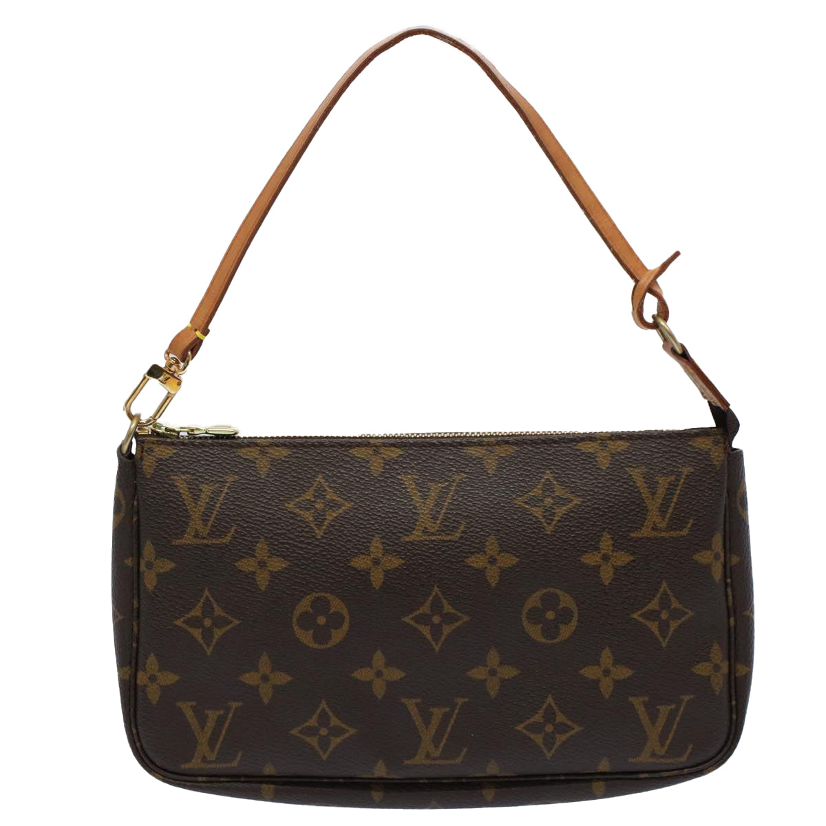 Louis Vuitton Pochette Accessoire  Canvas Clutch Bag ()
