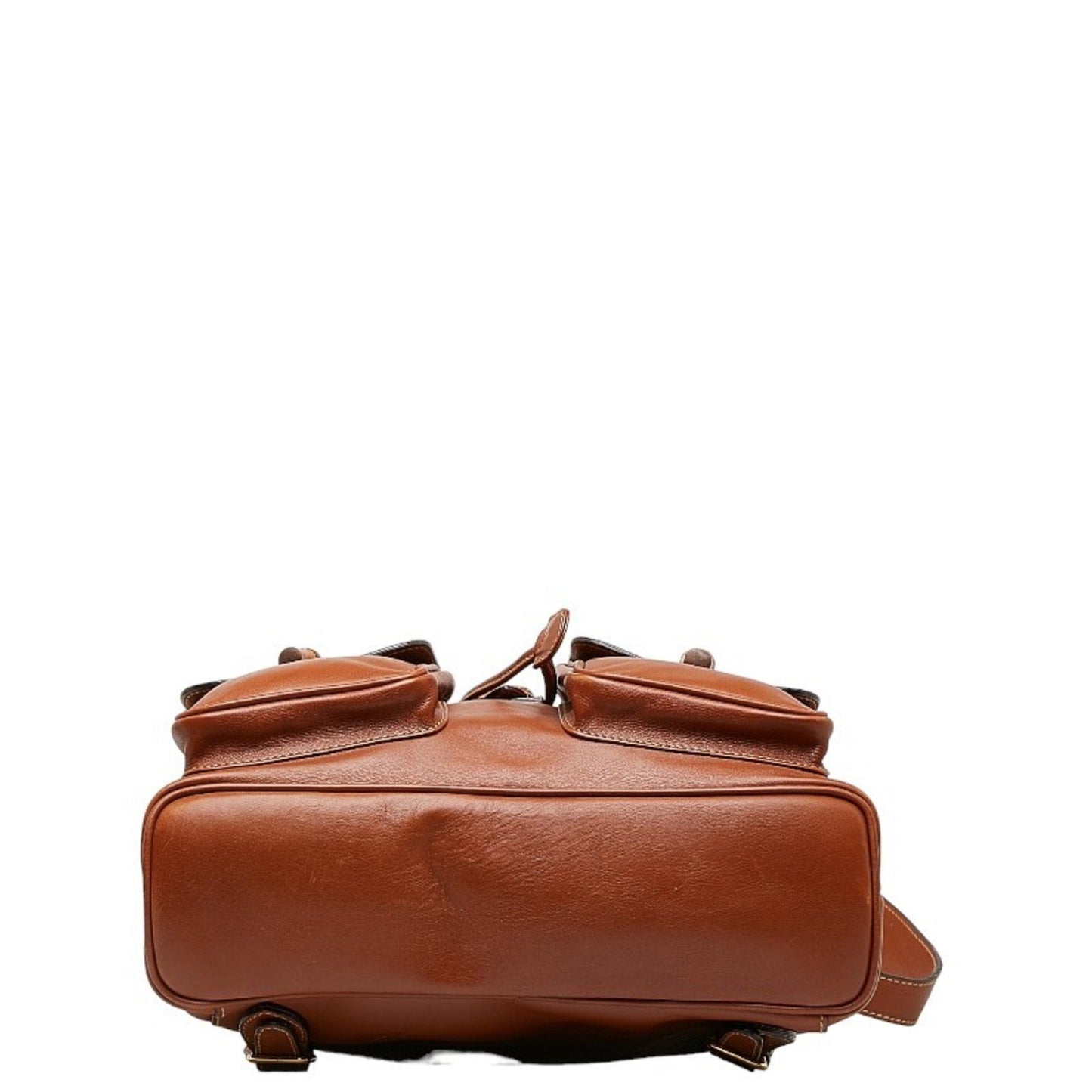 Gucci Bamboo  Leather Backpack Bag ()