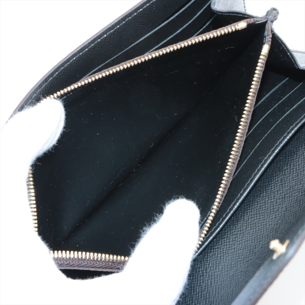 Louis Vuitton Giant Monogram Reversee Portfolio Sarah M80726 Black  Brown Long  Reaction Wallet