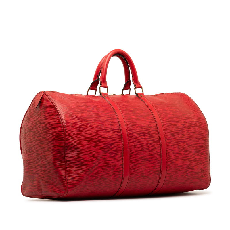 Louis Vuitton Epi Kypopur 50 Boston Bag Travel Bag M42967 Castilian Red Leather  Louis Vuitton