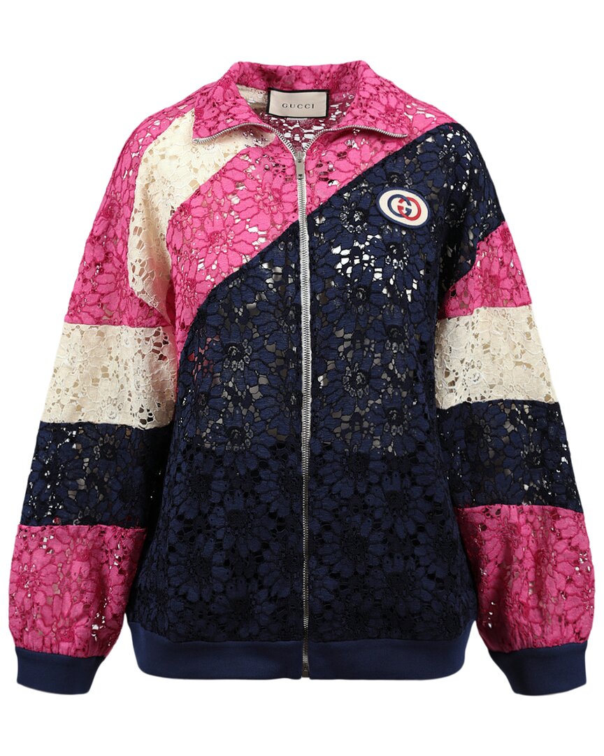 Luxury Gucci Trending 2025 Lace & Intarsia Jacket