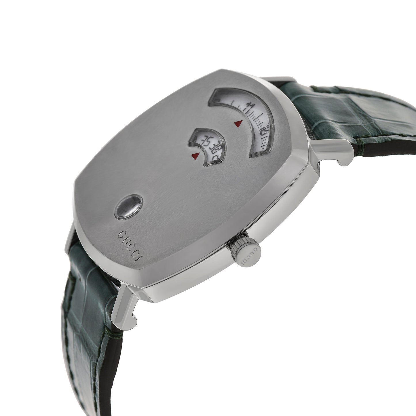 Gucci Grip Date Stainless Steel Quartz Women's Watch YA157404