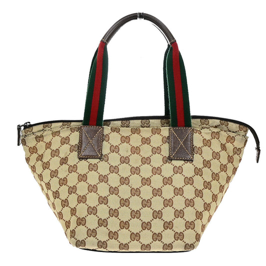 Luxury Gucci Trending 2025 Sherry  Canvas Handbag ()