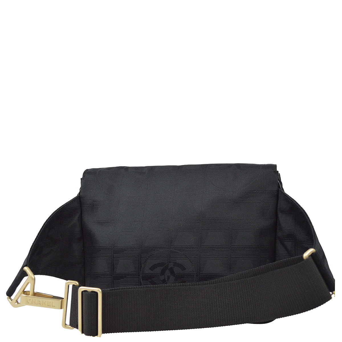 Luxury Chanel 2004-2005 Jacquard New Travel Line Bum Bag