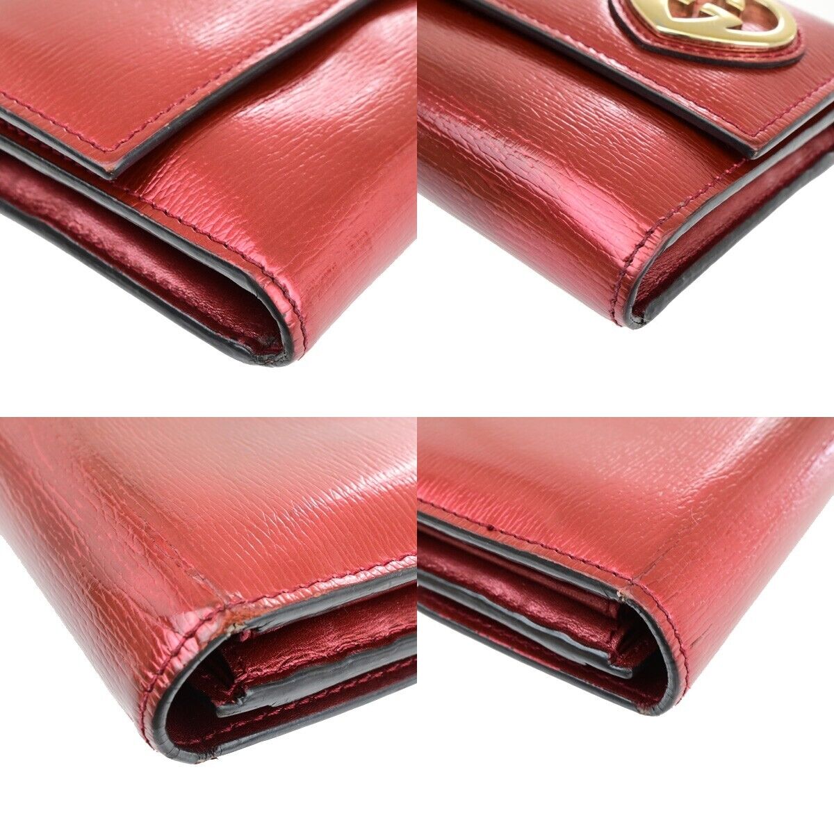 Gucci Lovely Heart  Patent Leather Wallet  ()