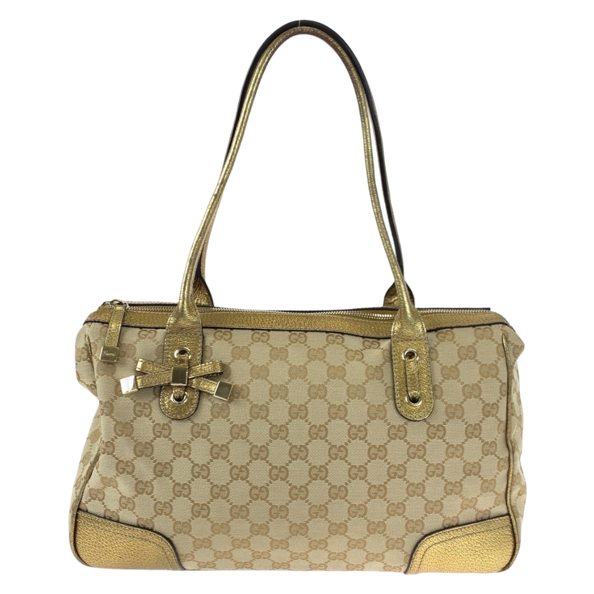 Luxury Gucci Trending 2025 Princy GG Canvas/Leather Shoulder Tote Bag