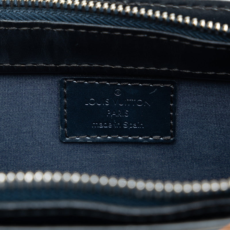 Louis Vuitton Monogram Mat Arston Handbag M55125 Blue Leather  Louis Vuitton