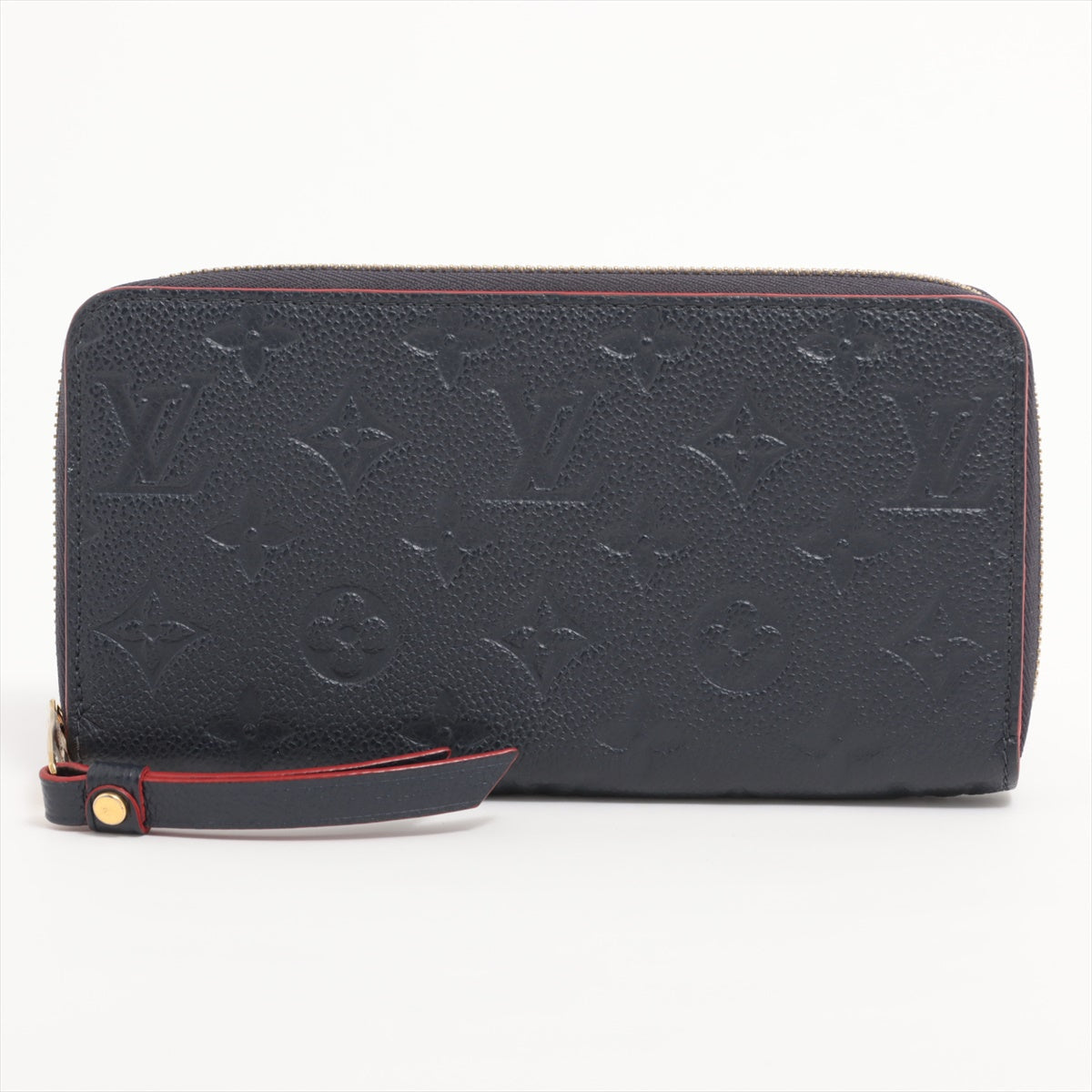 Louis Vuitton Implant  Wallet M62121 Marine Round Zip Wallet