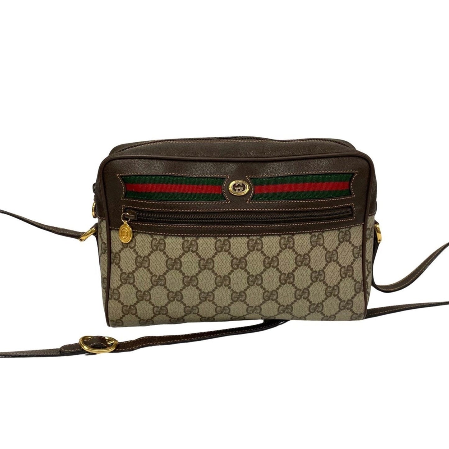 Luxury Gucci Trending 2025 Sherry  Canvas Shoulder Bag ()