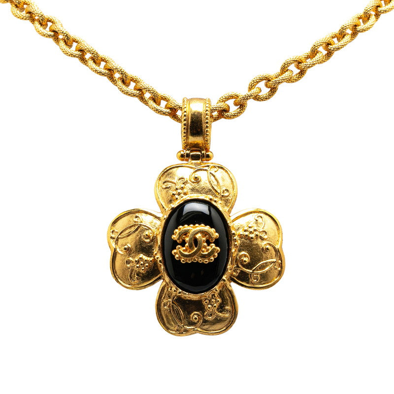 Chanel Vintage Clover Motif Necklace