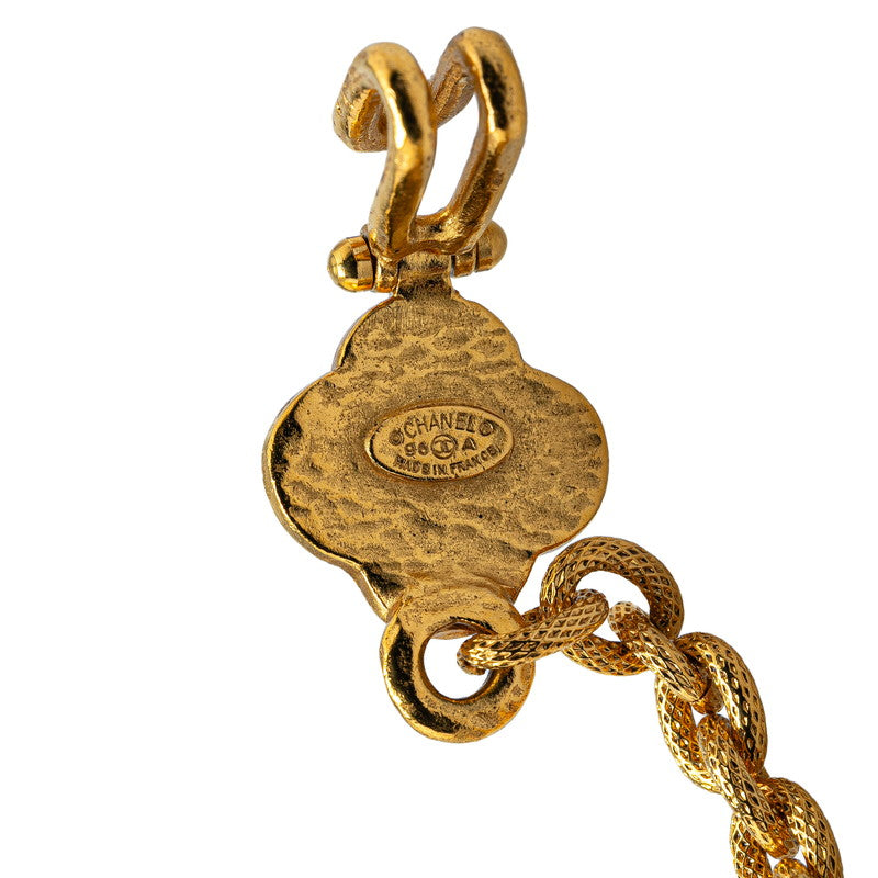 Chanel Vintage Clover Motif Necklace