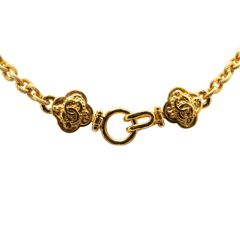 Chanel Vintage Clover Motif Necklace