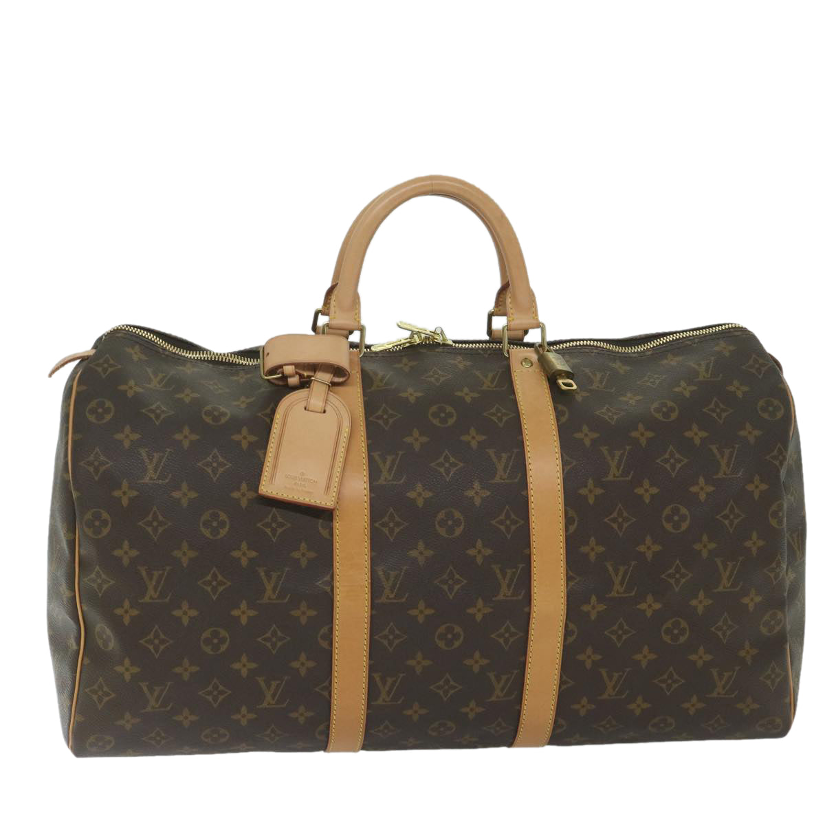 Louis Vuitton Keepall 50  Canvas Travel Bag ()