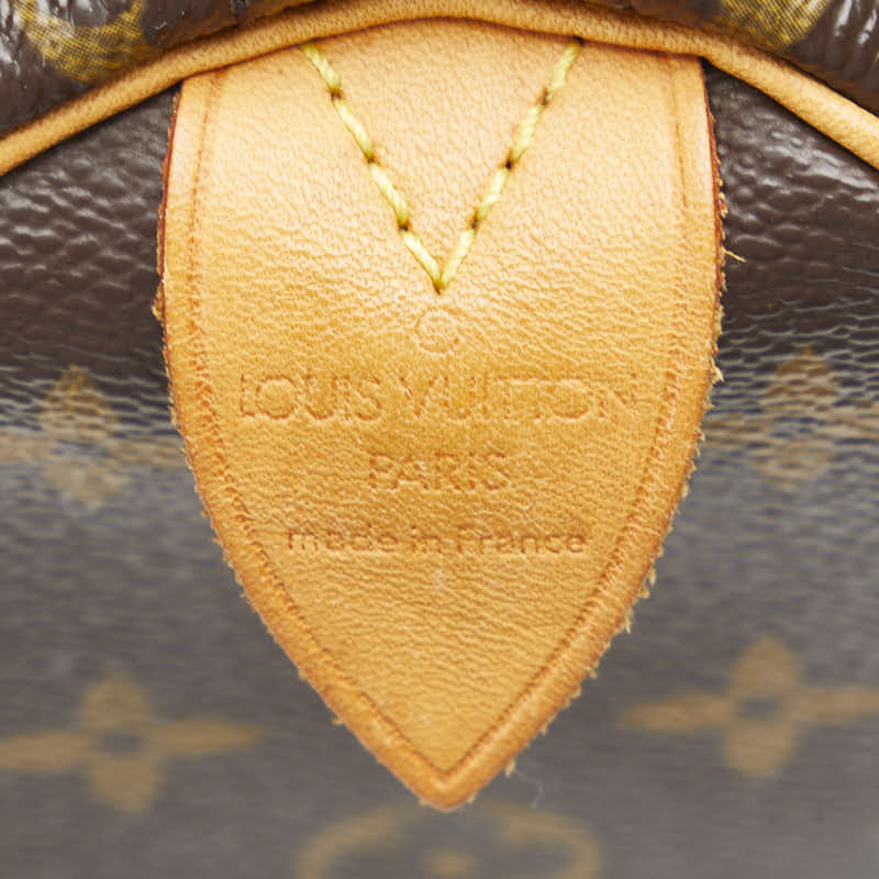 Louis Vuitton Monogram Speedy 25 Mini Boston Bag M41528 Brown PVC Leather  Louis Vuitton