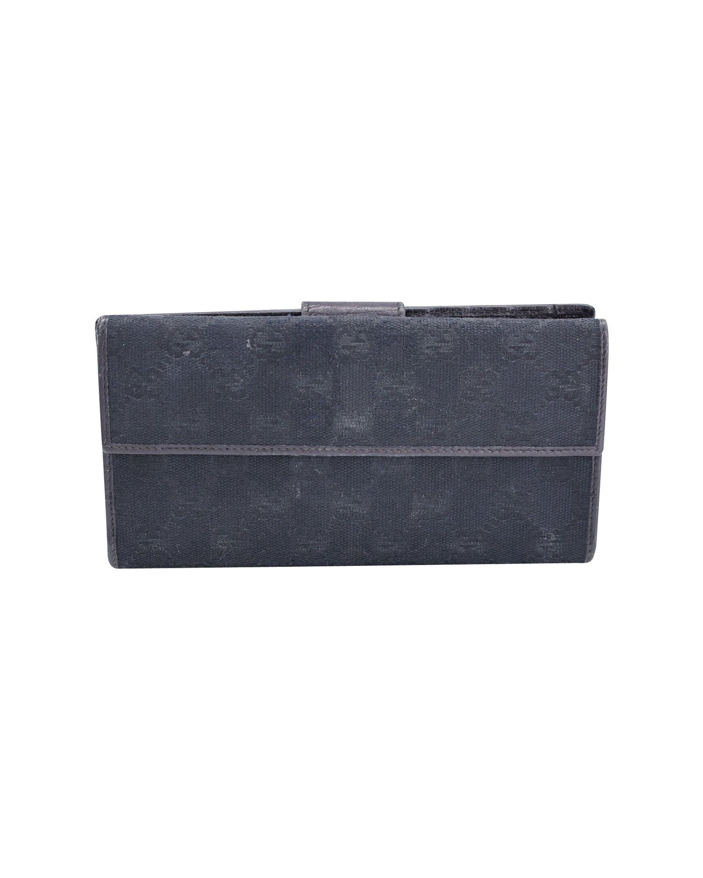 Luxury Gucci Trending 2025 Continental Wallet in Black GG Canvas