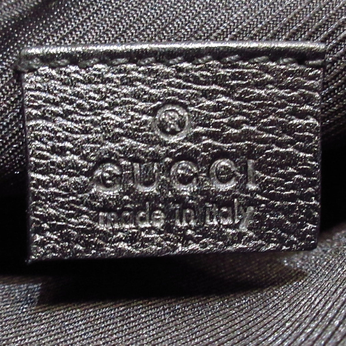 Gucci Abbey  Canvas Clutch Bag
