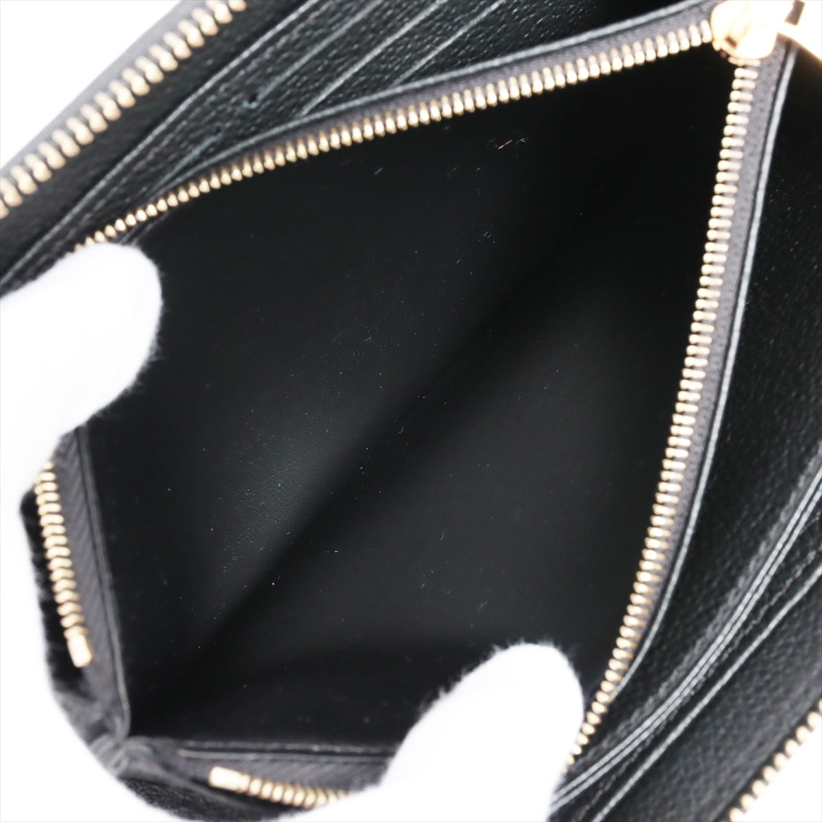 Louis Vuitton Implant  Wallet M61864 Noir Round Jeep Wallet