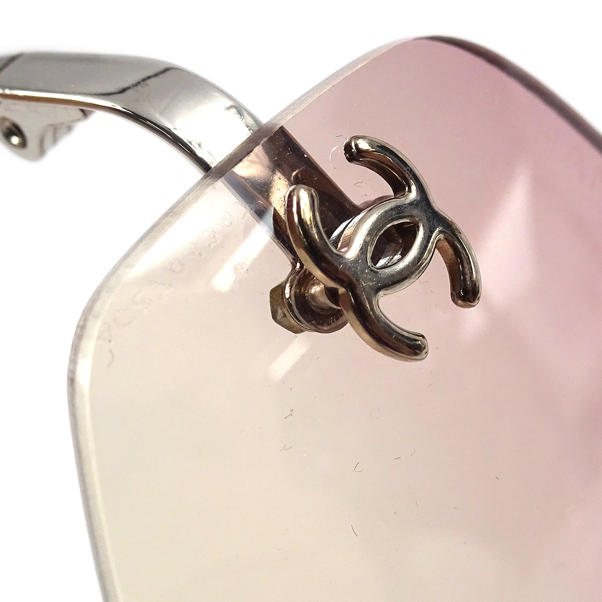 Chanel Sunglasses Eyewear Purple Small New