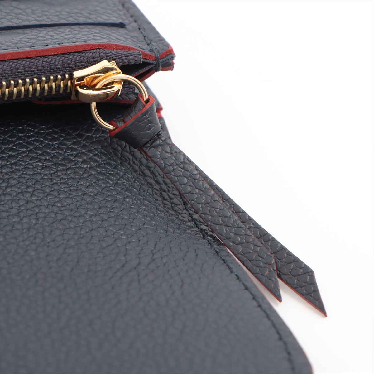 Louis Vuitton Monogram Emplant Portfolio Emily M69417 Marine Rouge Long  Reaction Wallet