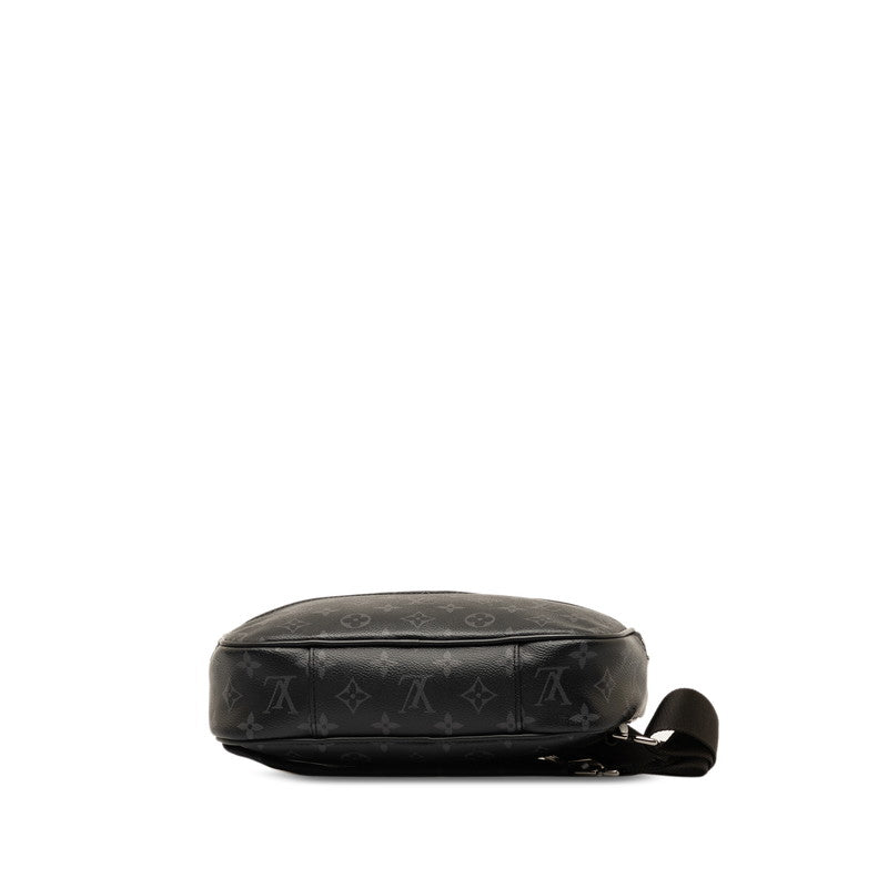 Louis Vuitton Monogram Eclipse Body Bag M42906 Black PVC Leather  Louis Vuitton