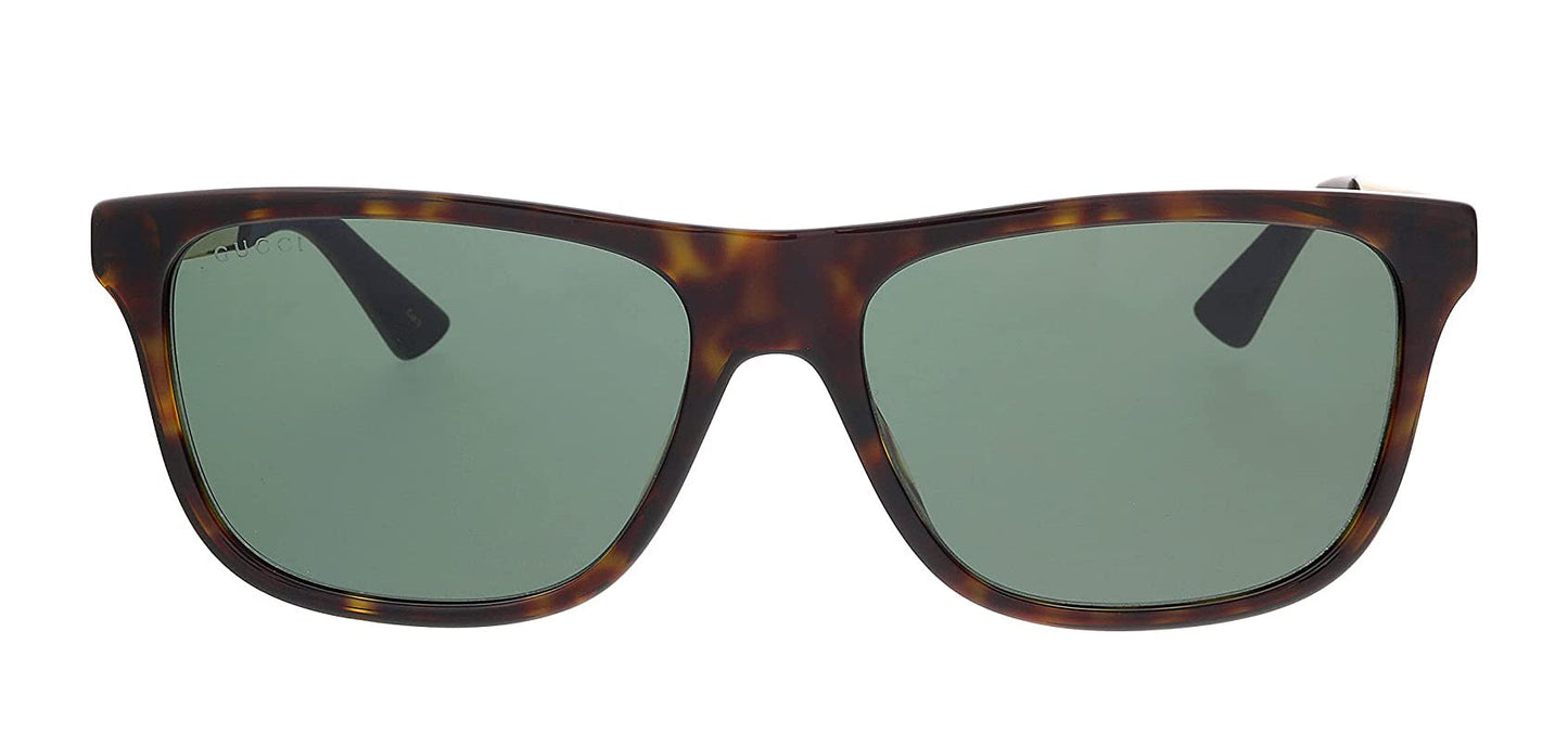 Gucci GG0687S Havana/Green 57/17/145 men Sunglasses
