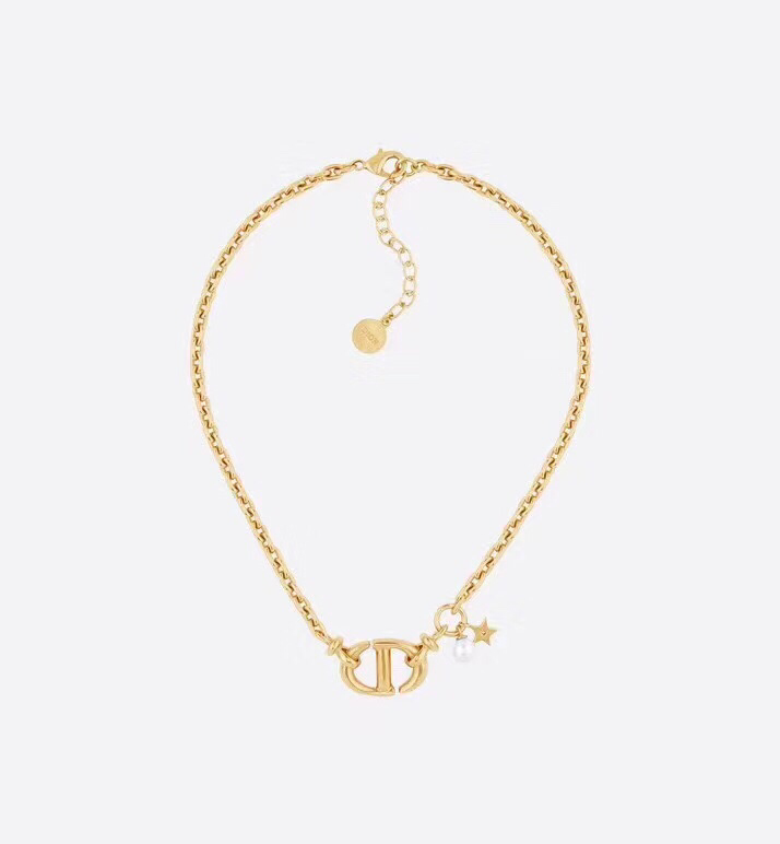 Luxury DiorPEDANT MOP STAR GOLD NECKLACE