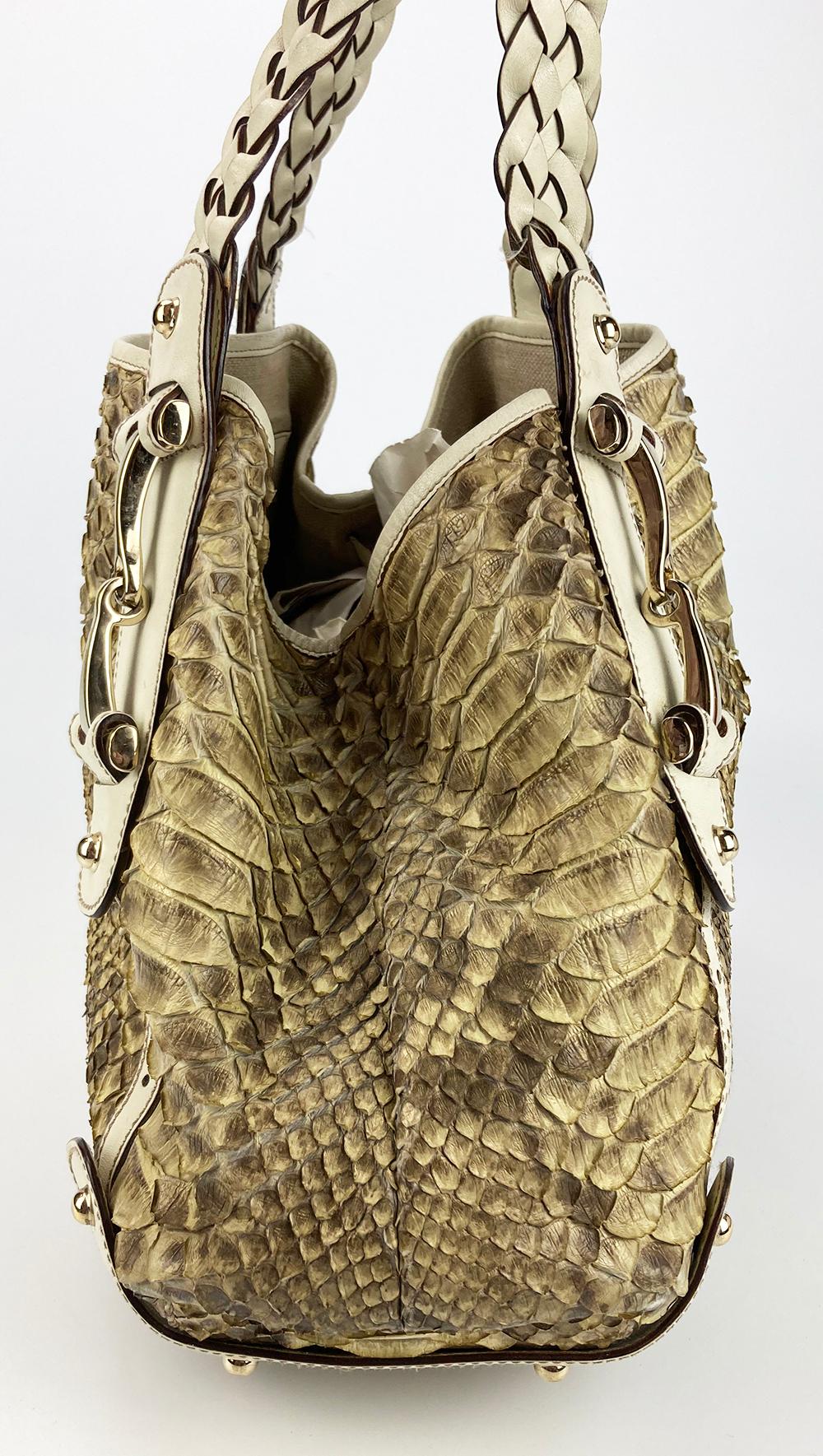 Luxury Gucci Trending 2025 Python Pelham Shoulder Bag