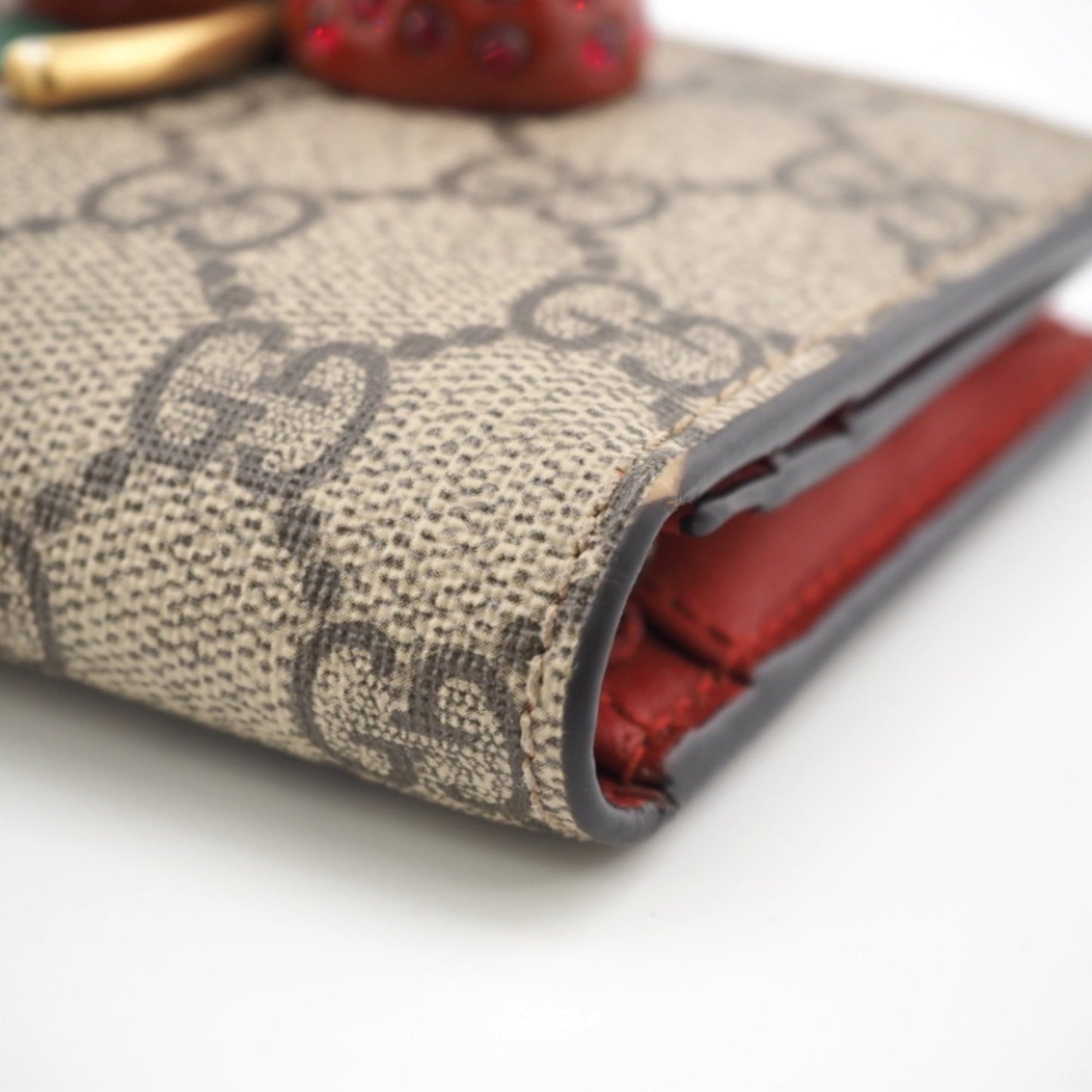 Gucci Strawberry  Leather Wallet