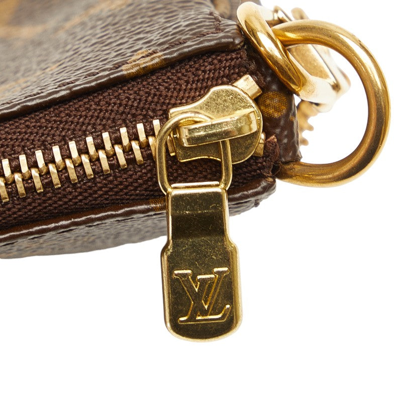 Louis Vuitton Monogram Mini Accessoires T&B Portefolio Miniature Handbag M60153 Brown PVC Leather  Louis Vuitton