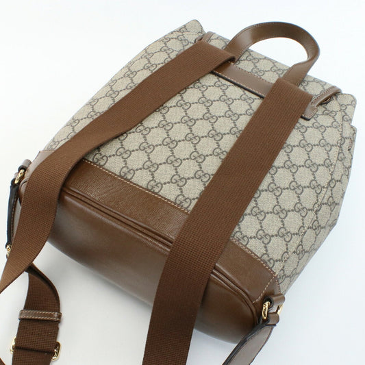 Luxury Gucci Trending 2025 Gg Supreme  Canvas Backpack Bag ()