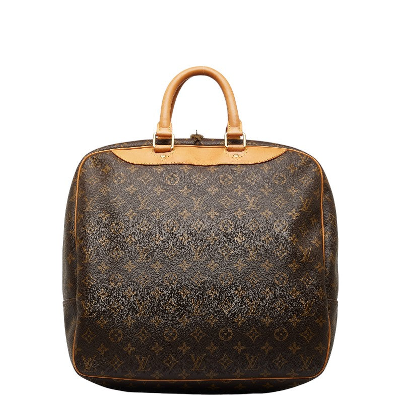 Louis Vuitton Monogram Evasion Boston Bag Travel Bag M41443 Brown PVC Leather  Louis Vuitton