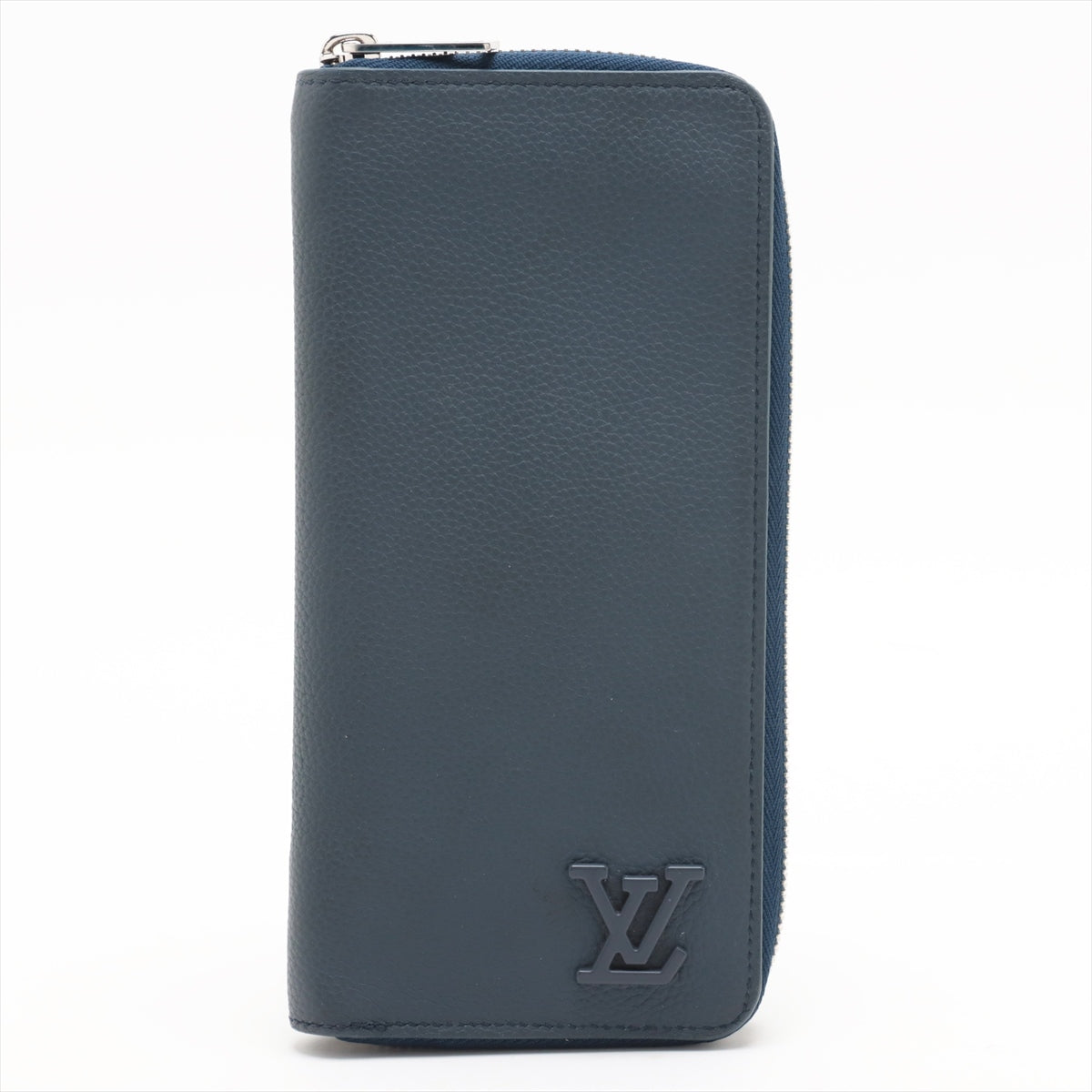 Louis Vuitton LV Aerogram  Wallet Vertical M81767 Marine Round Zip Wallet